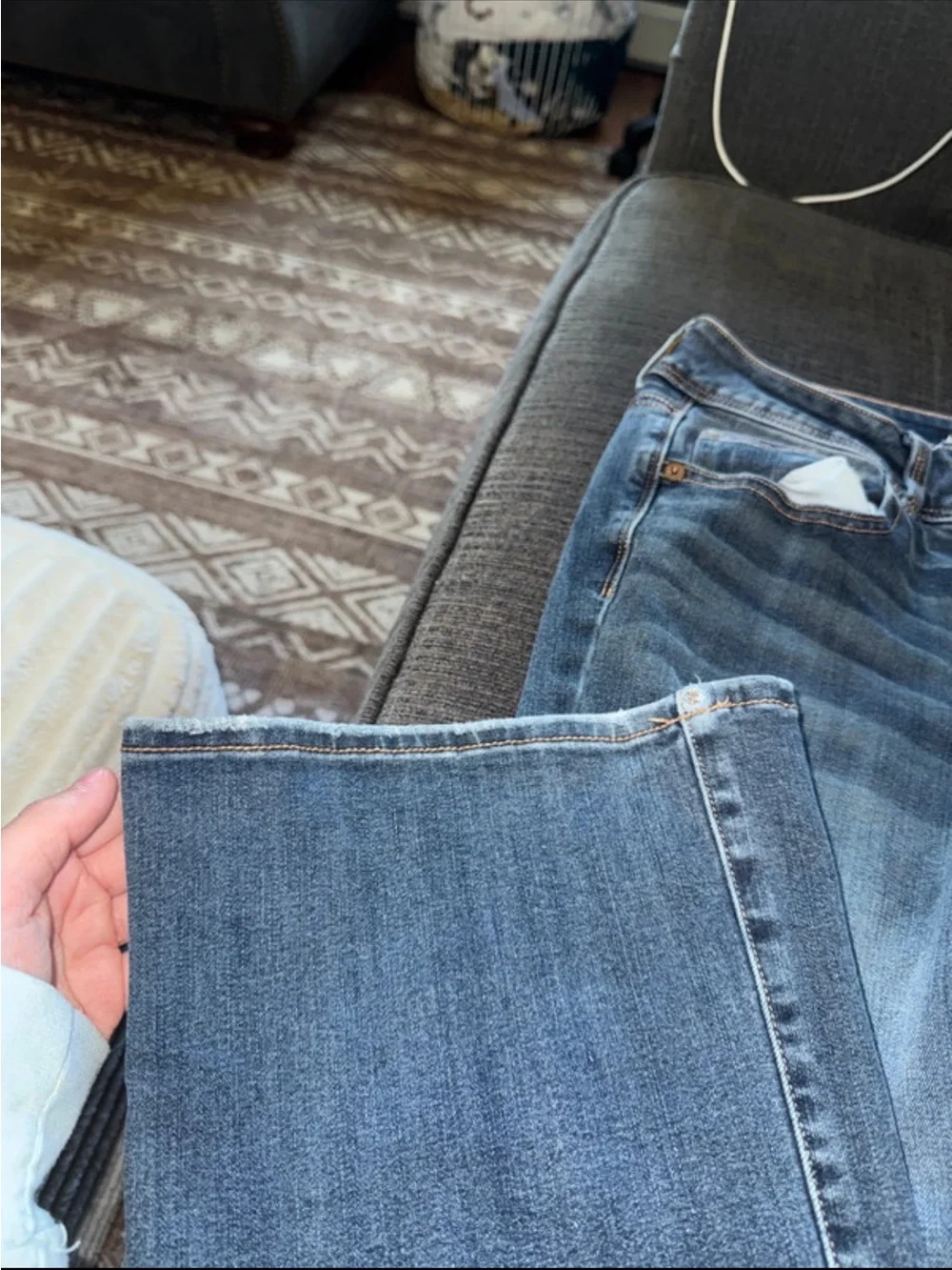 American Eagle Outfitters Women's Medium Blue Bootcut Jeans